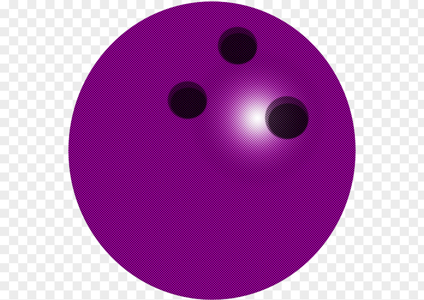 Purple Violet Pink Bowling Ball PNG