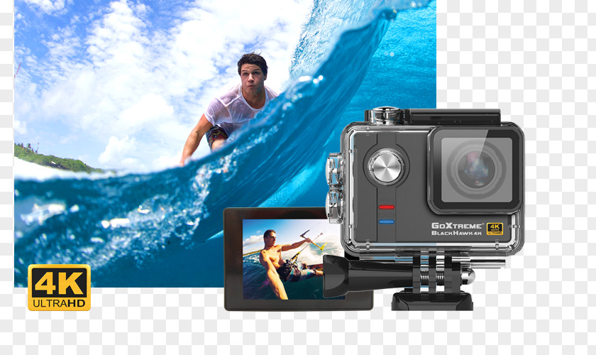 Camera GoXtreme BlackHawk 4K Action Resolution 1080p PNG