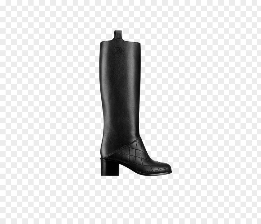 Chanel High Heels Riding Boot Knee-high Shoe Fashion PNG