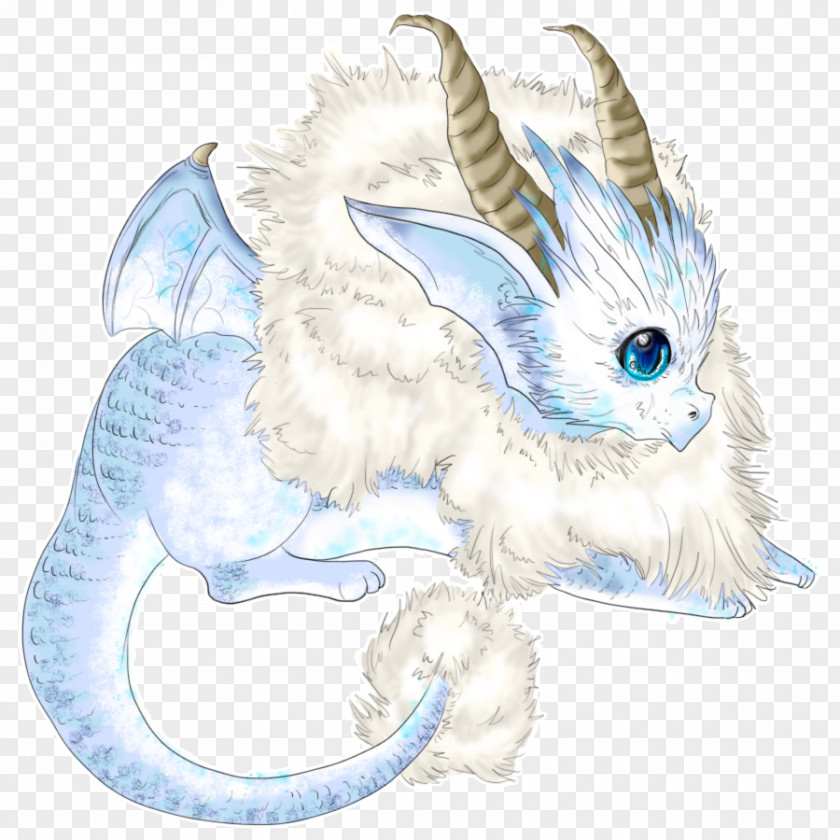 Fur Coat White Dragon Infant Drawing Legendary Creature PNG