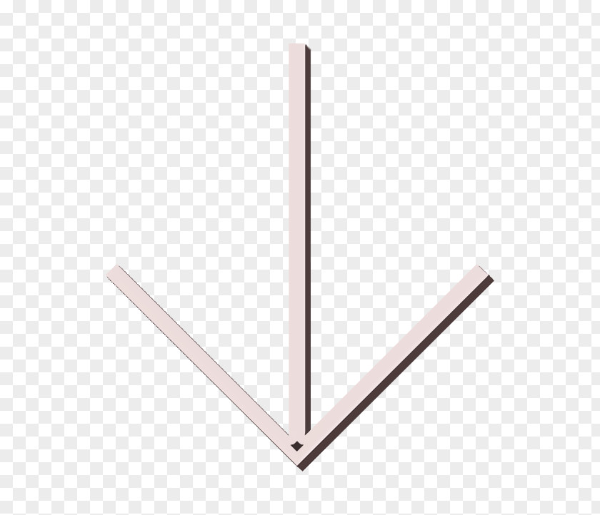 Metal Furniture Arrow Icon Down PNG