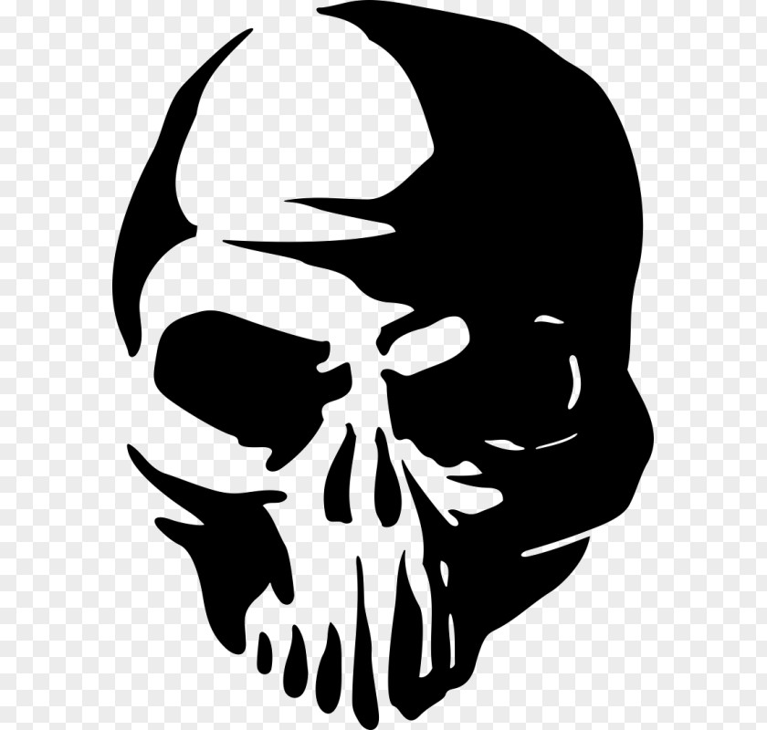 Skull Vector Graphics Image Silhouette Illustration PNG