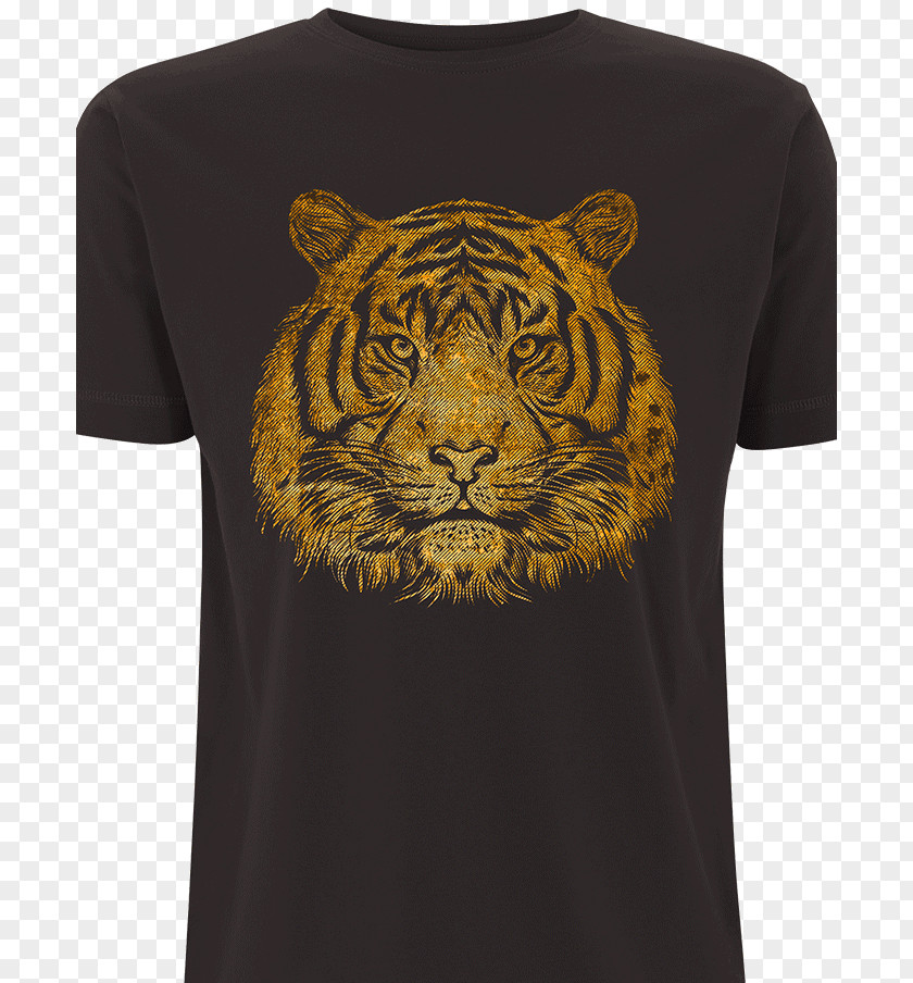 T-shirt Tiger Sleeve Clothing Sizes PNG