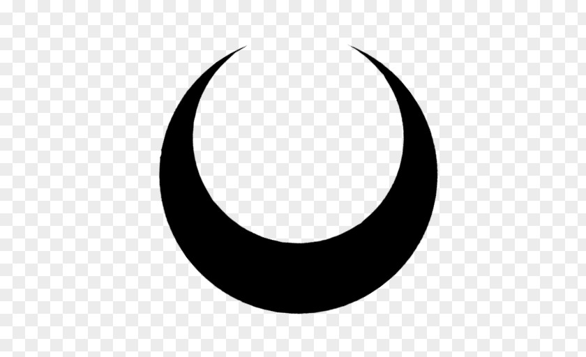 Crescent Circle Symbol Line Clip Art PNG