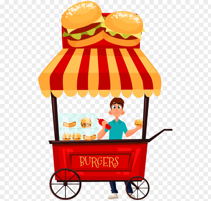 Food Photography Street Hot Dog Market Stall Stock Vector Graphics PNG