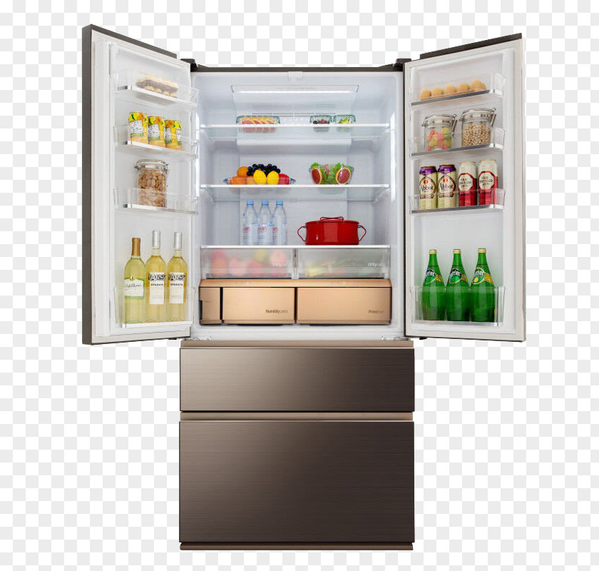 French Multi Door Refrigerator Gratis Home Appliance Major PNG