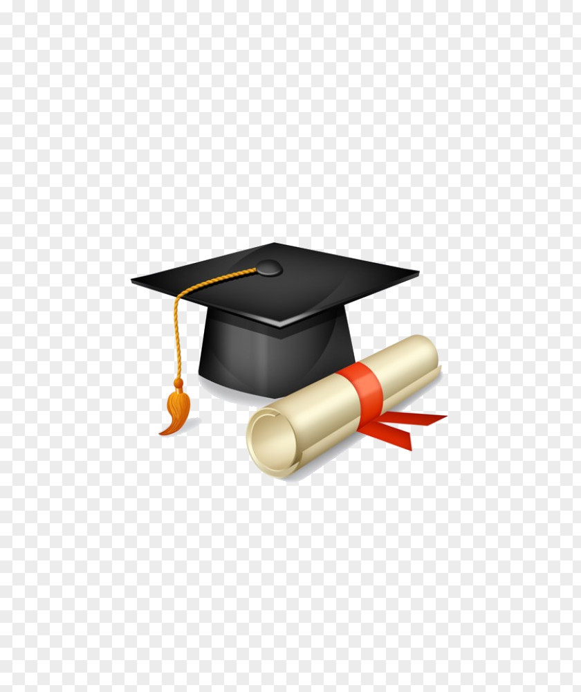 Graduation Gown Headgear Angle PNG