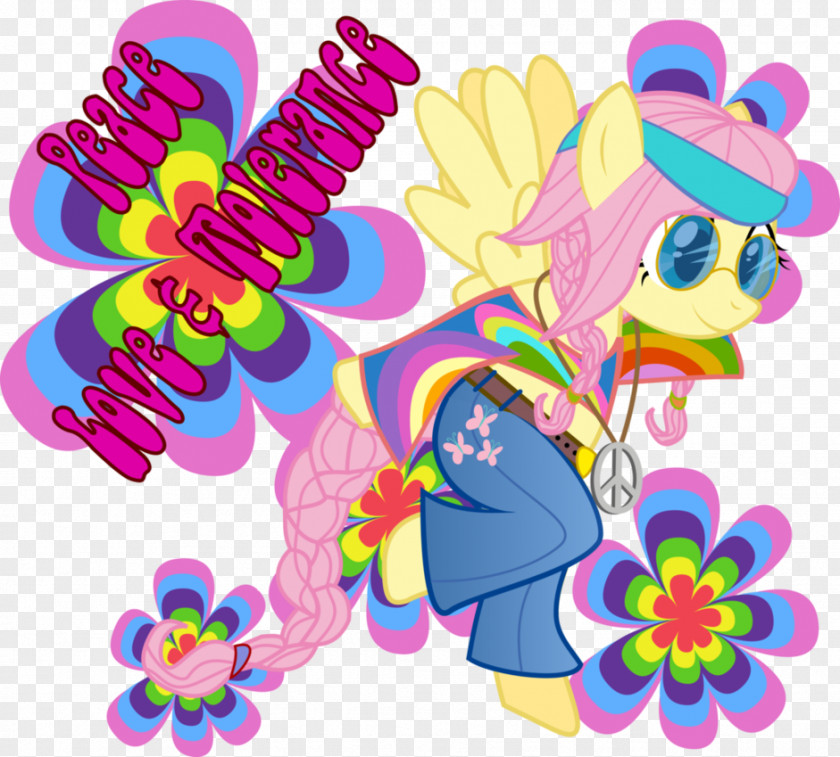 Hippie Pinkie Pie Peace Symbols PNG