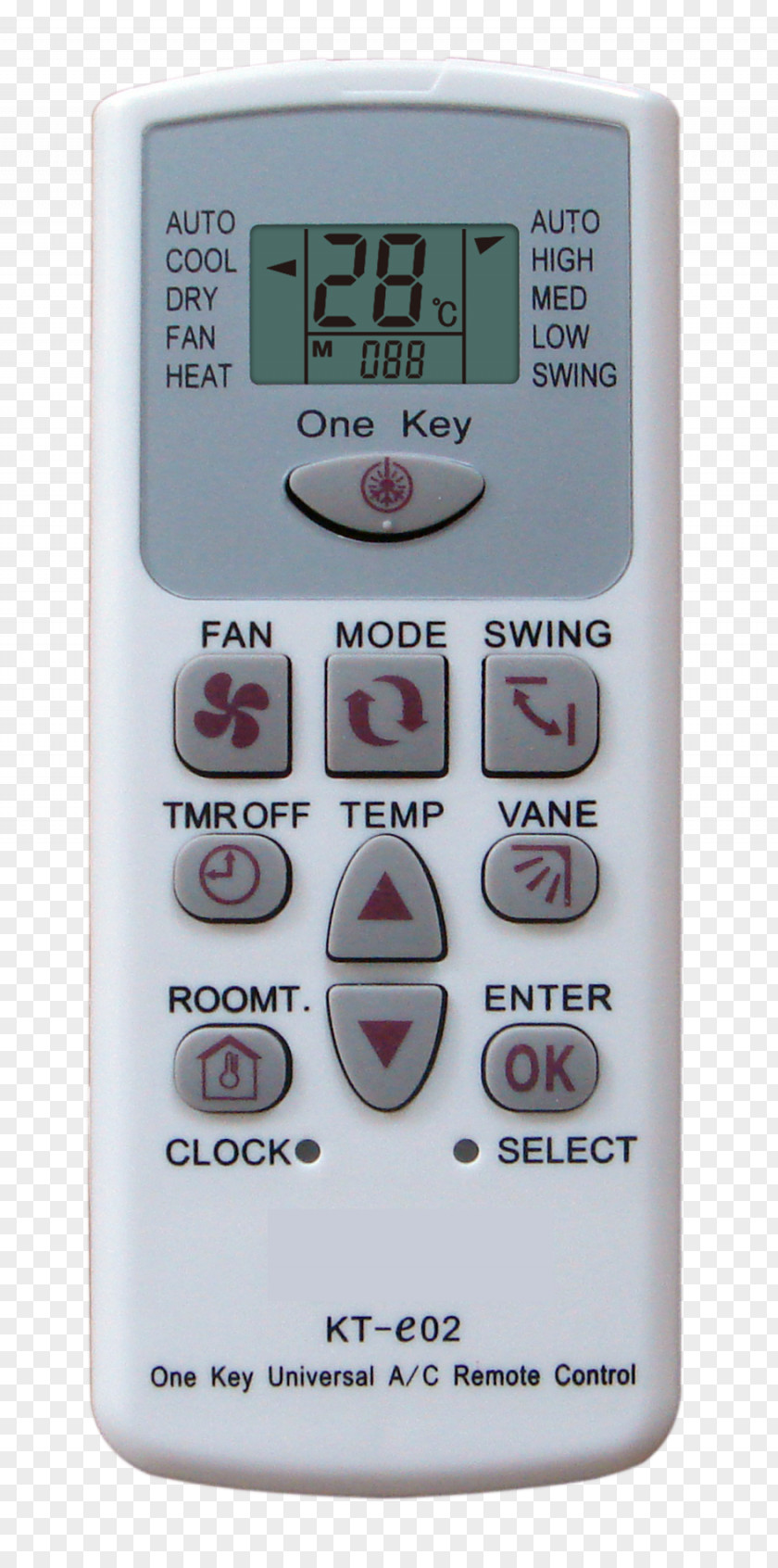 Jiangsu Shuangliang Airconditioning Remote Controls Universal Electronics Controller Vestel PNG