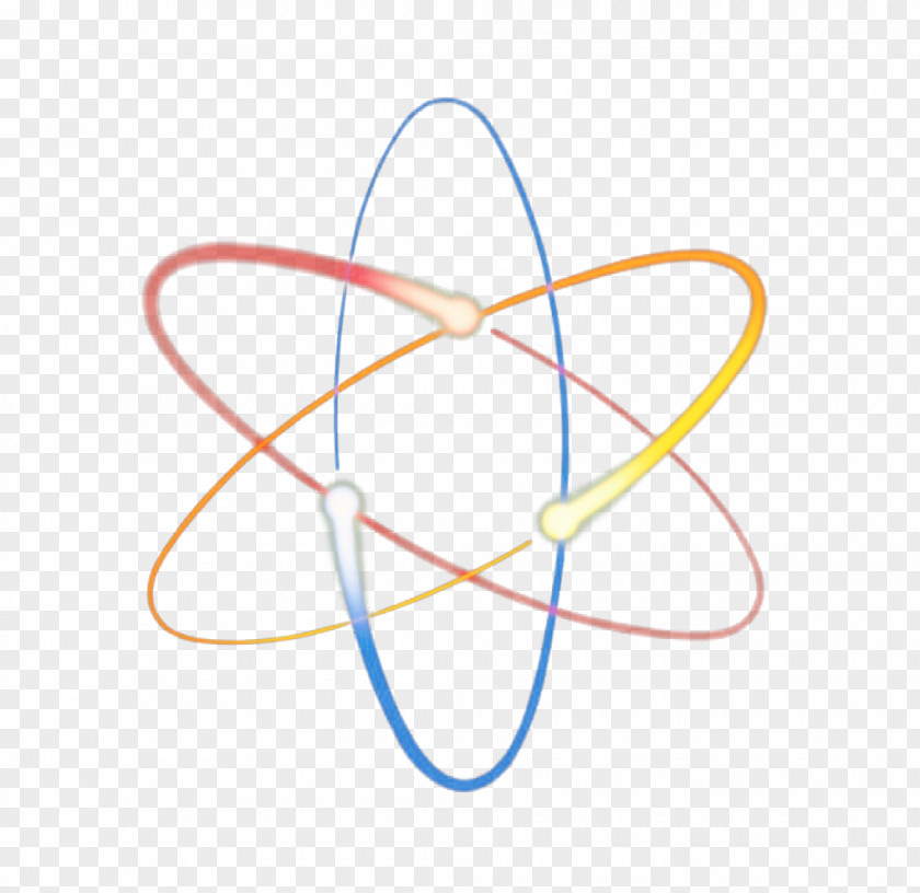 Color Reticulated Fluorescent Line Atomic Nucleus Radioactive Decay Icon PNG