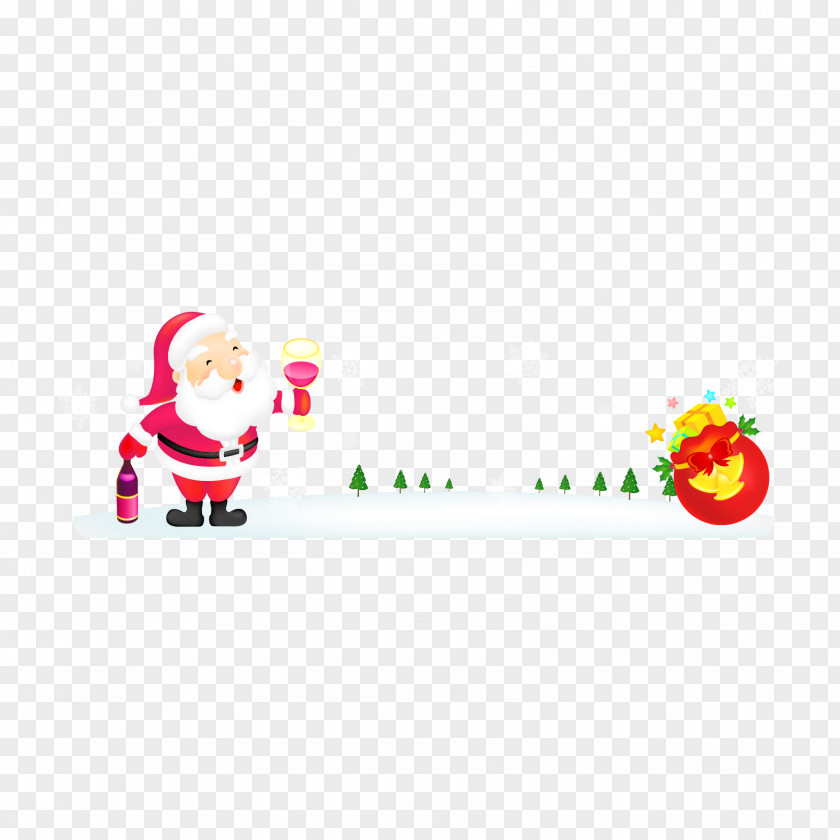 Drink Santa Claus Christmas Day New Year Image PNG