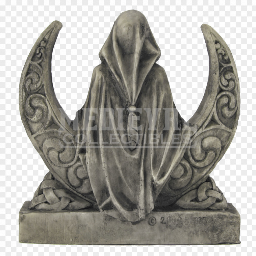 Fantasy Goddess Stone Carving Classical Sculpture Figurine PNG