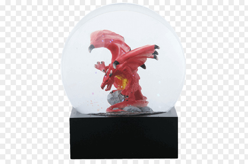 Water Globe Rooster Figurine Millimeter Snow Globes Red Dragon PNG