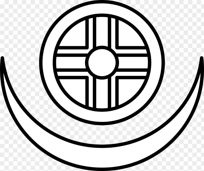 Wheel Of Dharma Sun Cross Solar Eclipse Symbol Lunar Phase Moon PNG