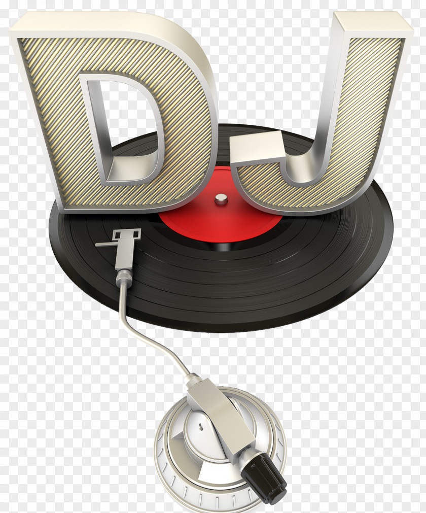Disc Jockey Headphones Computer File PNG jockey file, DJ music headphones, black and gray freestanding letter on vinyl record poster clipart PNG