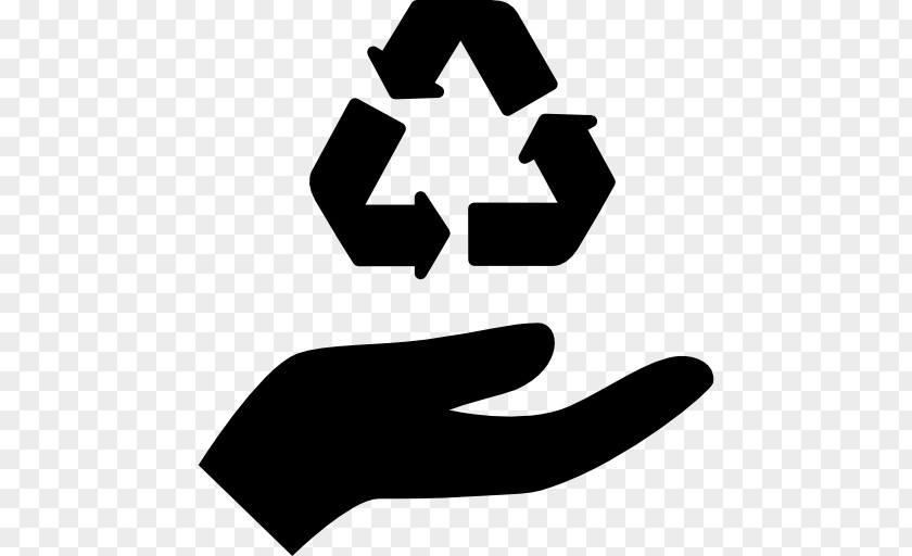 Hand Mark Reuse Recycling Symbol PNG
