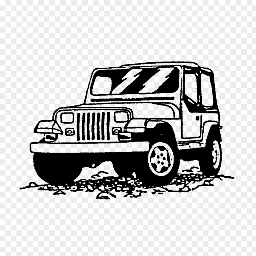 Jeep Wrangler Car Rubber Stamp Ball Joint PNG