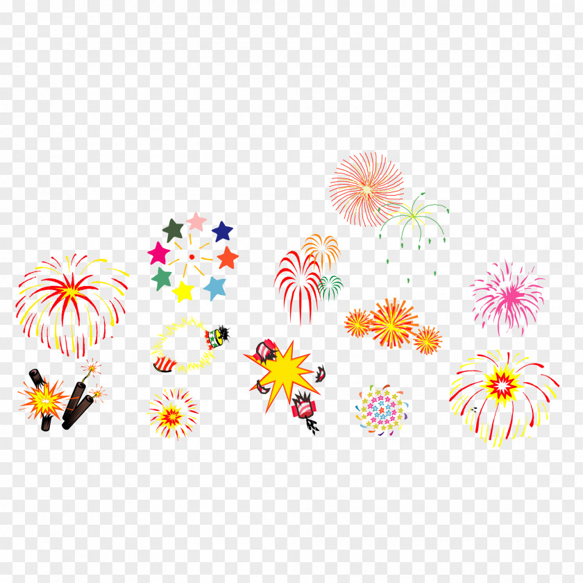 New Year Fireworks Material Firecracker Chinese Lion Dance PNG