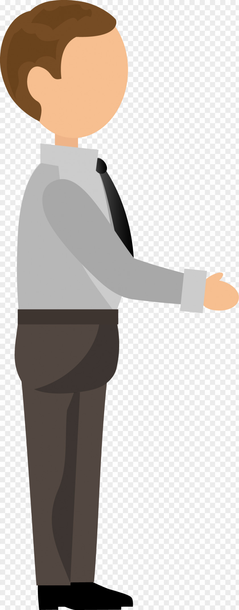 Business Staff Design Vector Shoulder Headgear Cartoon Human Behavior Illustration PNG