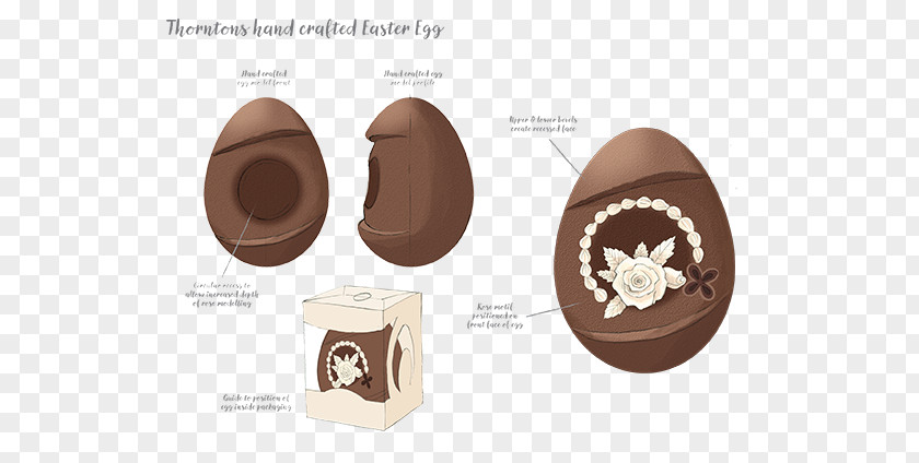 Chocolate Sketch Easter Egg Praline PNG