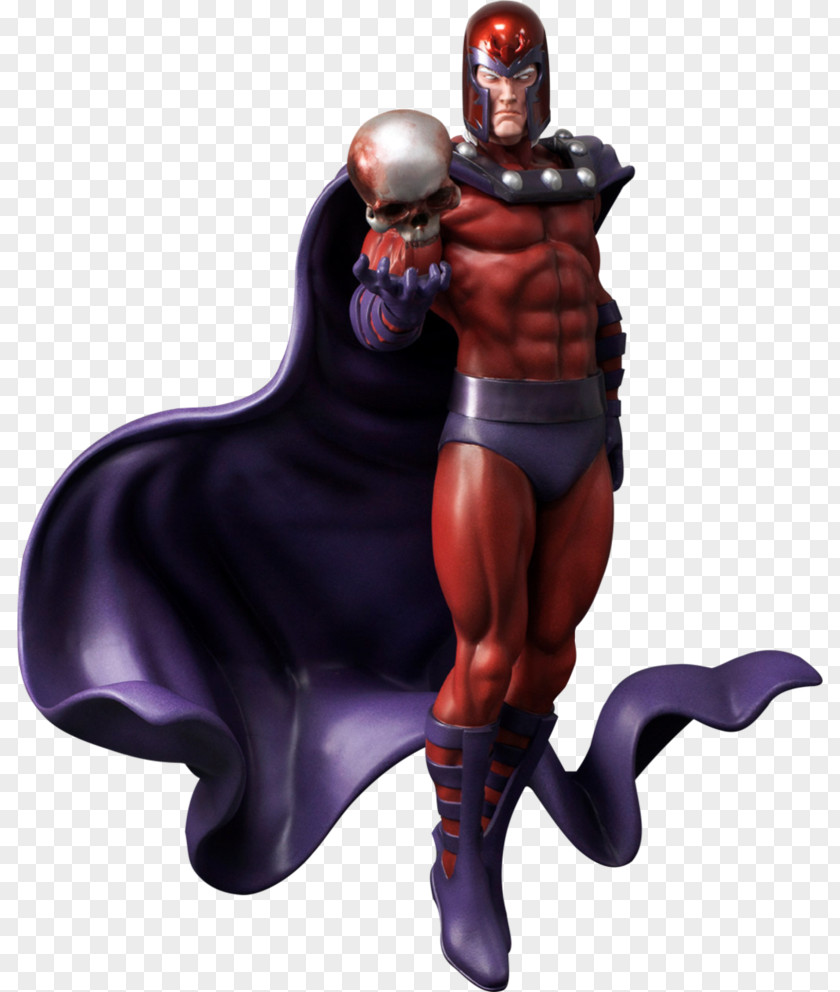 Magneto File Figurine Purple Action Figure Muscle Supervillain PNG