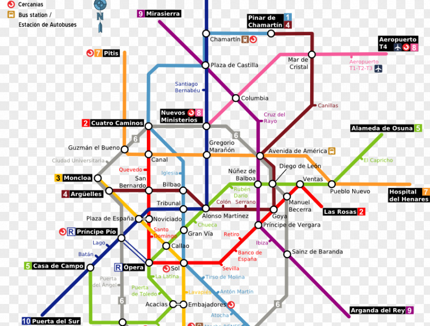 Map Rapid Transit Madrid Metro Adolfo Suárez Madrid–Barajas Airport PNG