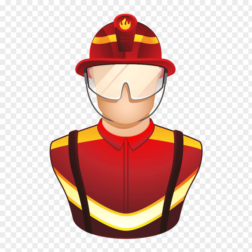 Firefighter Euclidean Vector Icon PNG