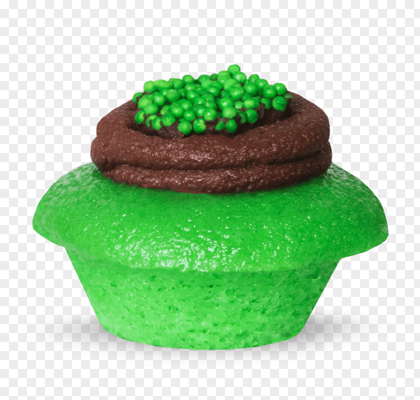 Green Cake Cupcake Buttercream Flowerpot PNG