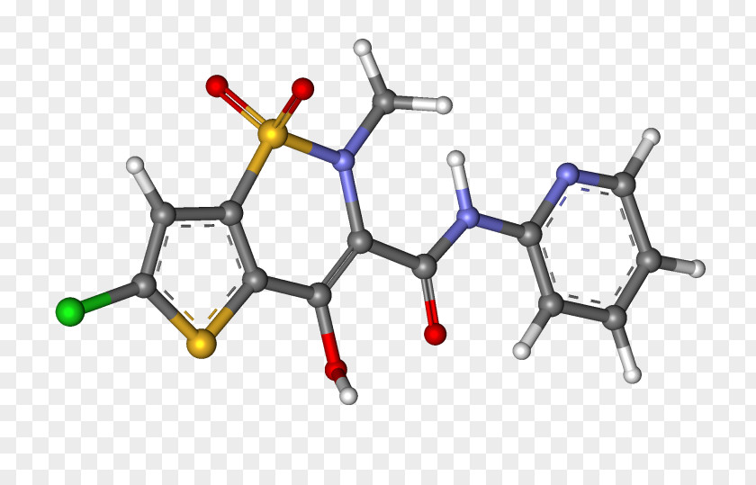 Loperamide Pharmaceutical Drug Molecule Ball-and-stick Model Nonsteroidal Anti-inflammatory PNG