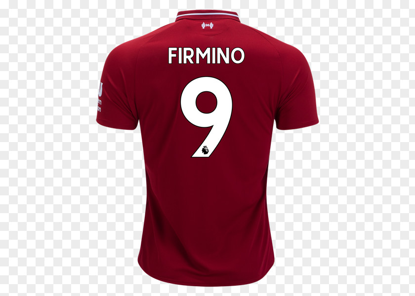 Roberto Firmino 2017–18 Liverpool F.C. Season T-shirt Jersey PNG