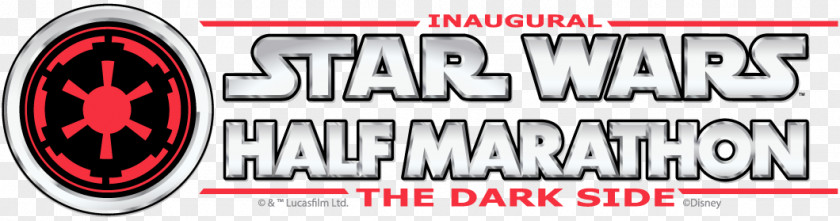 Star Wars Half Marathon – The Dark Side Logo 5K Run PNG