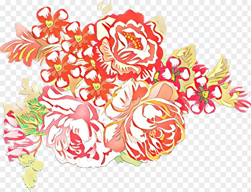 Sticker Visual Arts Pink Flower Cartoon PNG
