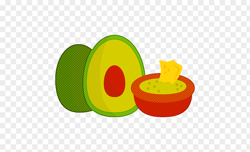 Green Yellow Fruit Circle PNG