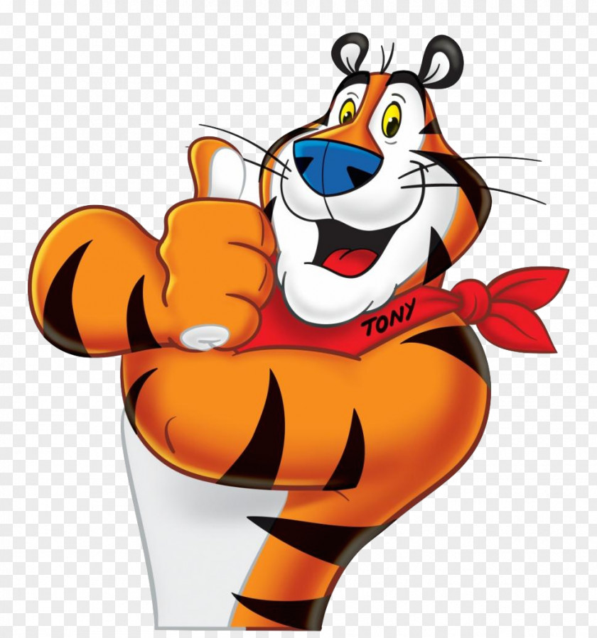Tiger Frosted Flakes Tony The Breakfast Cereal Kellogg's PNG