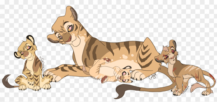 Lion Family Cat Adoption Clip Art PNG