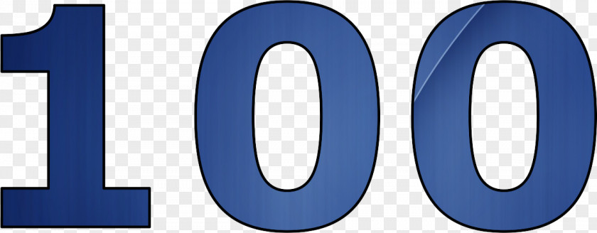 100 Number Logo Brand PNG