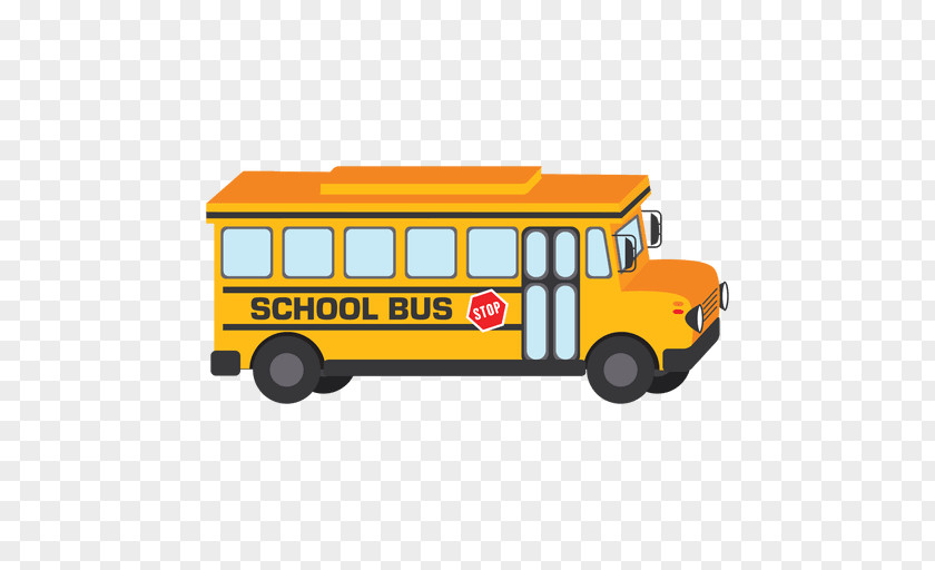 Bus School Yellow PNG