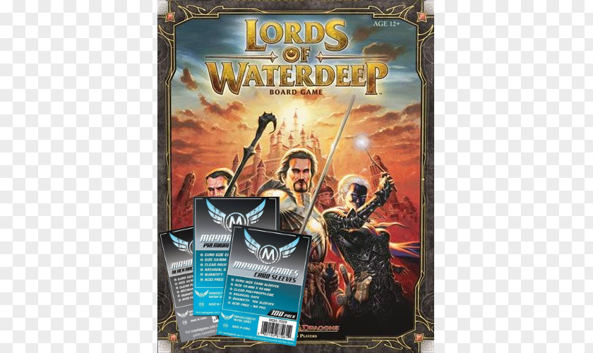 Deep Water Wizards Of The Coast Dungeons & Dragons Lords Waterdeep: Scoundrels Skullport Expansion Dungeon Master's Guide PNG