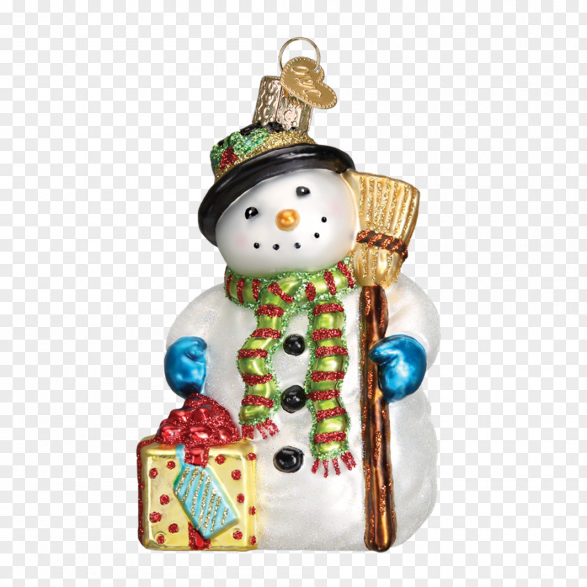 Hand Painted Santa Claus Christmas Ornament Snowman Decoration PNG