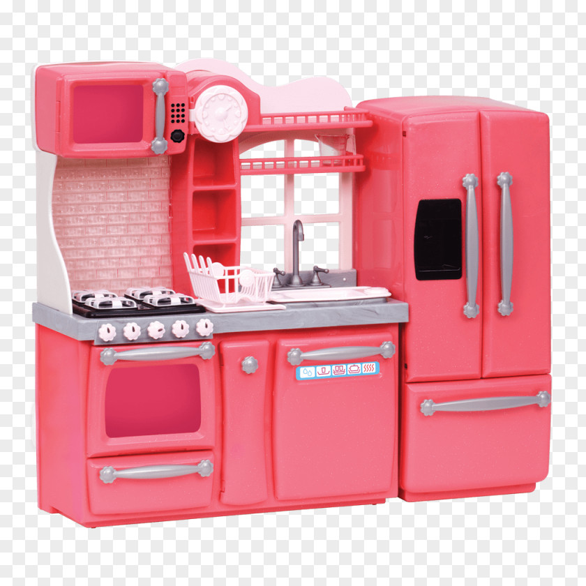 Kitchen Table Drawer Refrigerator Doll PNG