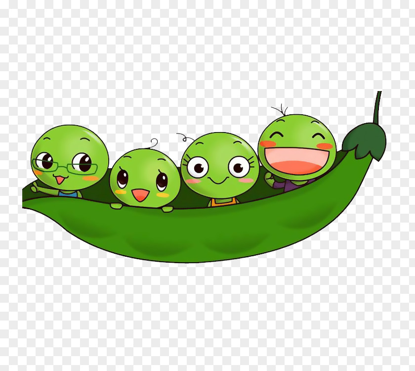 Lovely Baby Peas! Pea Bean Child Cartoon Plush PNG