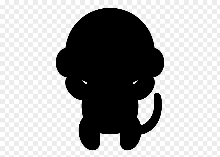 Silhouette Monkey Clip Art PNG