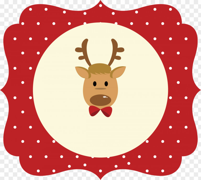 Vector Creative Design Christmas Deer FIG. Reindeer Euclidean Clip Art PNG