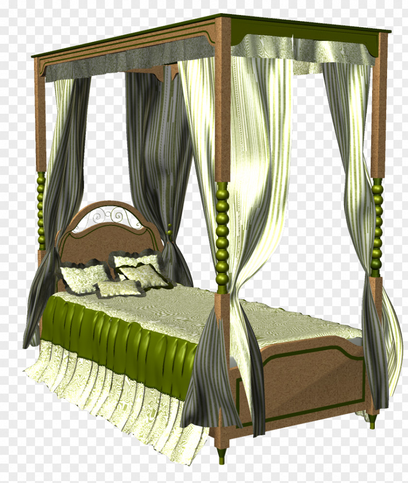 Bed Furniture Sheets Four-poster PNG