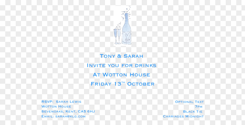 Birthday Drinks Water Brand Line Font PNG