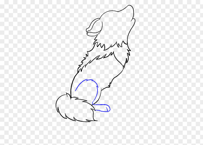Cartoon Wolf Gray Drawing Clip Art PNG