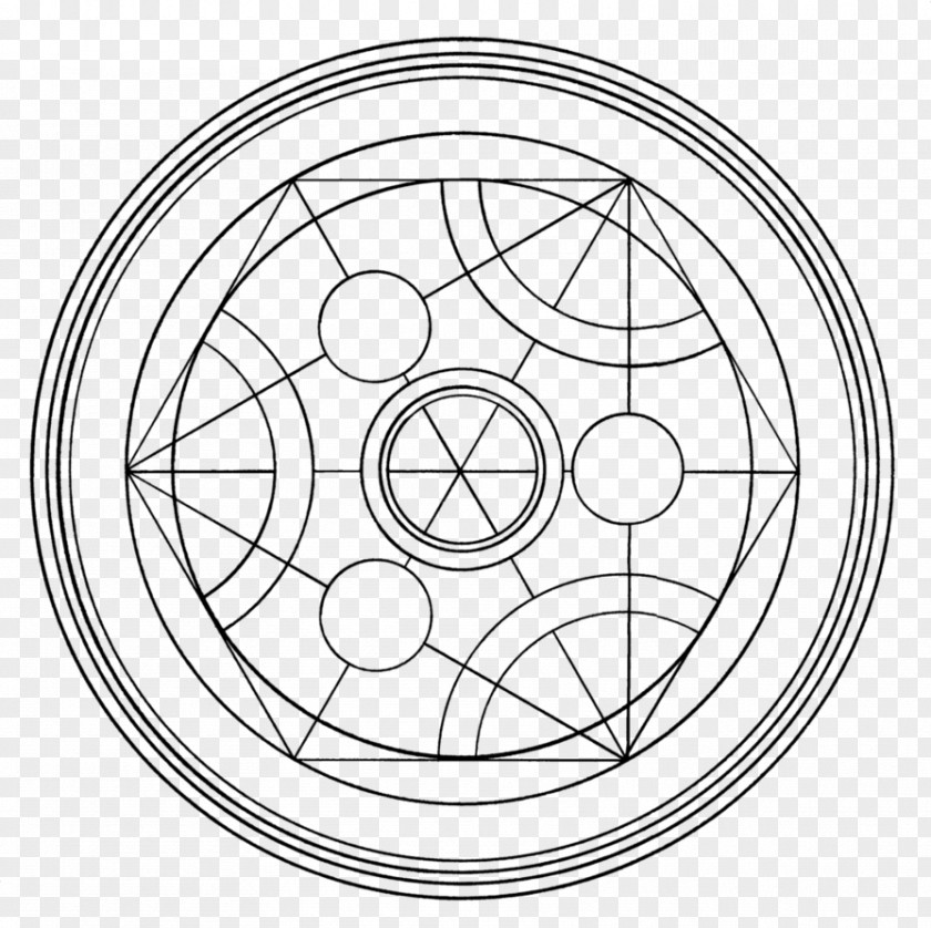 Circle Alchemy Human Transmutation Fullmetal Alchemist Nuclear PNG