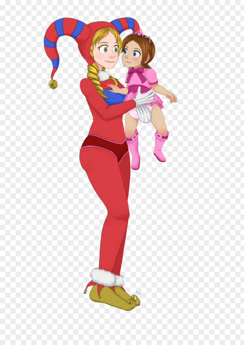 Diaper Sissy Jester Fan Art Drawing PNG