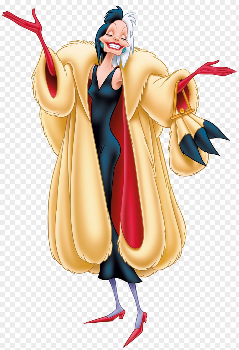 Happy Feet Cruella De Vil The Hundred And One Dalmatians Villain Cattivi Disney Antagonist PNG