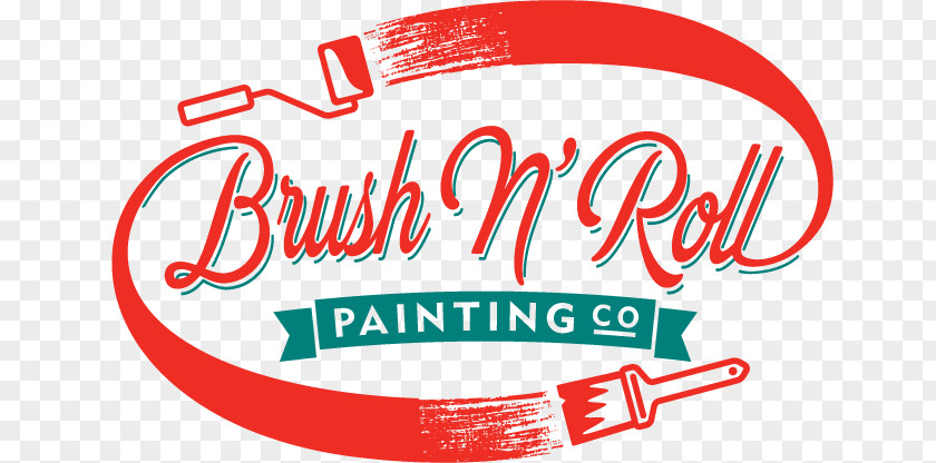 Painter Interior Or Exterior Logo Brush Painting Calligraphy PNG